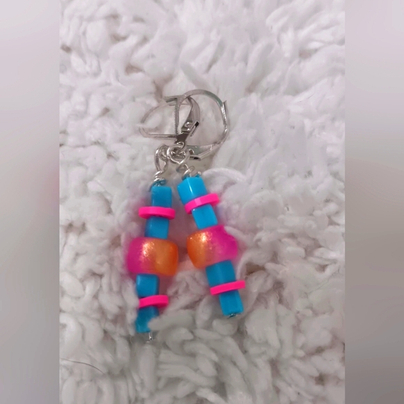 Handcrafted Be A Little Different Glass Beaded Hippy Earrings Hand Craf…2 For$20 - Picture 1 of 6